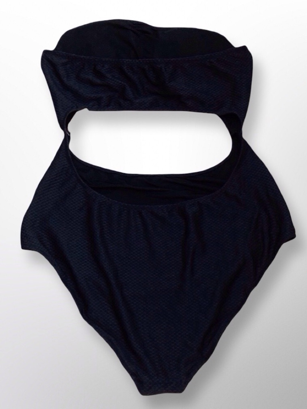 Aerie One Piece Full Coverage Swimsuit | Black Textured | XXL Long / Tall NWT - Picture 7 of 12